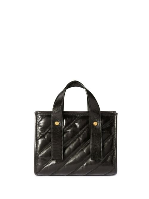 QUILTING TOTE BAG OFF-WHITE | OWNA238C99LEA00110001000 BLACK